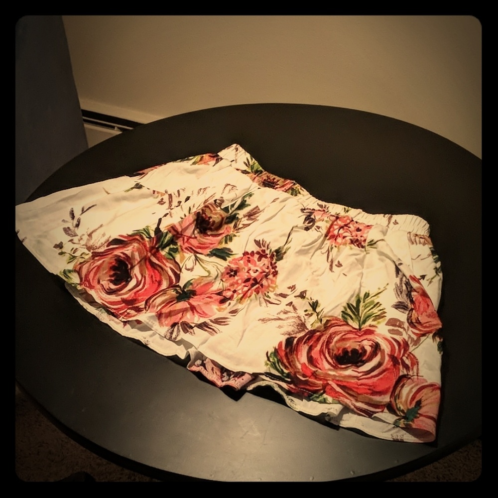 Cute floral skirt